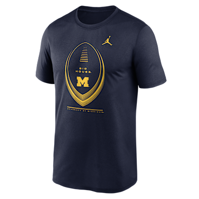 Michigan Campus Legend Shadow Logo Men's Jordan Dri-FIT College T
